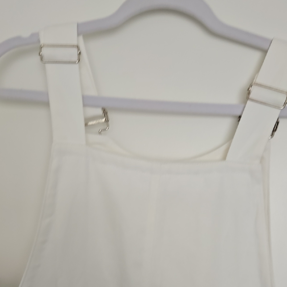 White Overalls with Silver Buckles - Picture 9 of 10